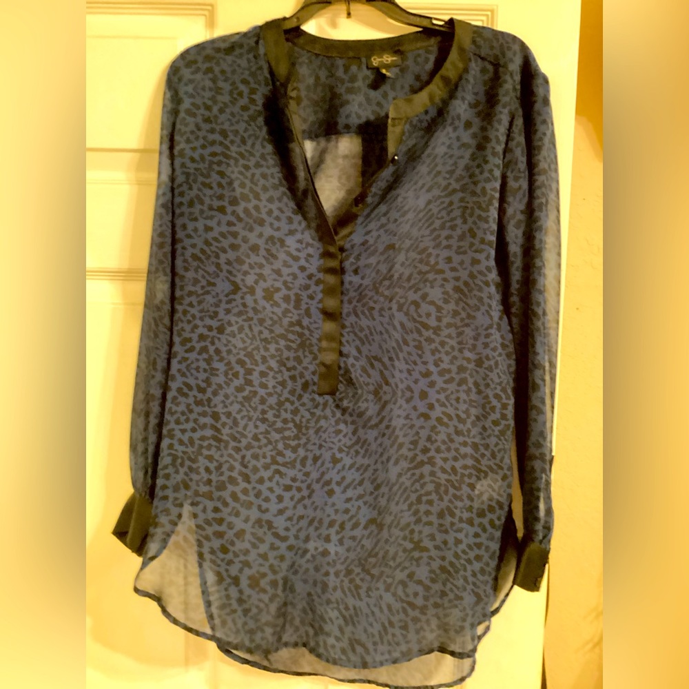 Jessica Simpson Animal Print Tunic Size Small Like New